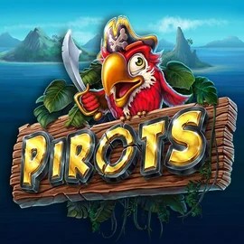 Official Slots logo: Pirots by ELK Studios at Afkspin Casino