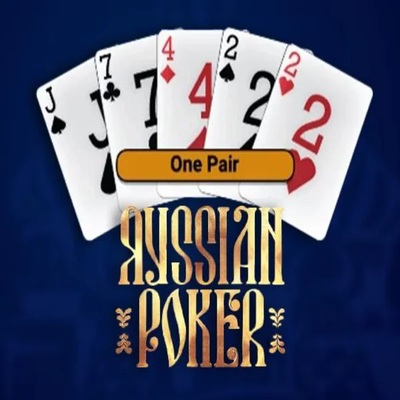 Try Russian Poker slot by OneTouch Games on afkspinn.com – logo image